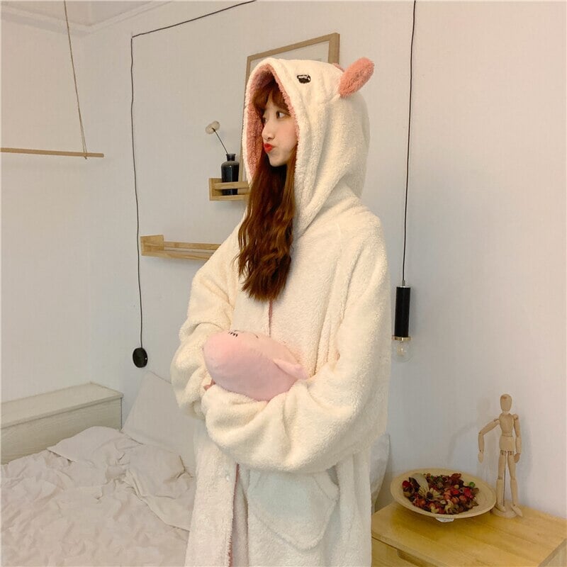 Adorable Pastel Dragon Plush Hoodie Blanket for Cozy Comfort
