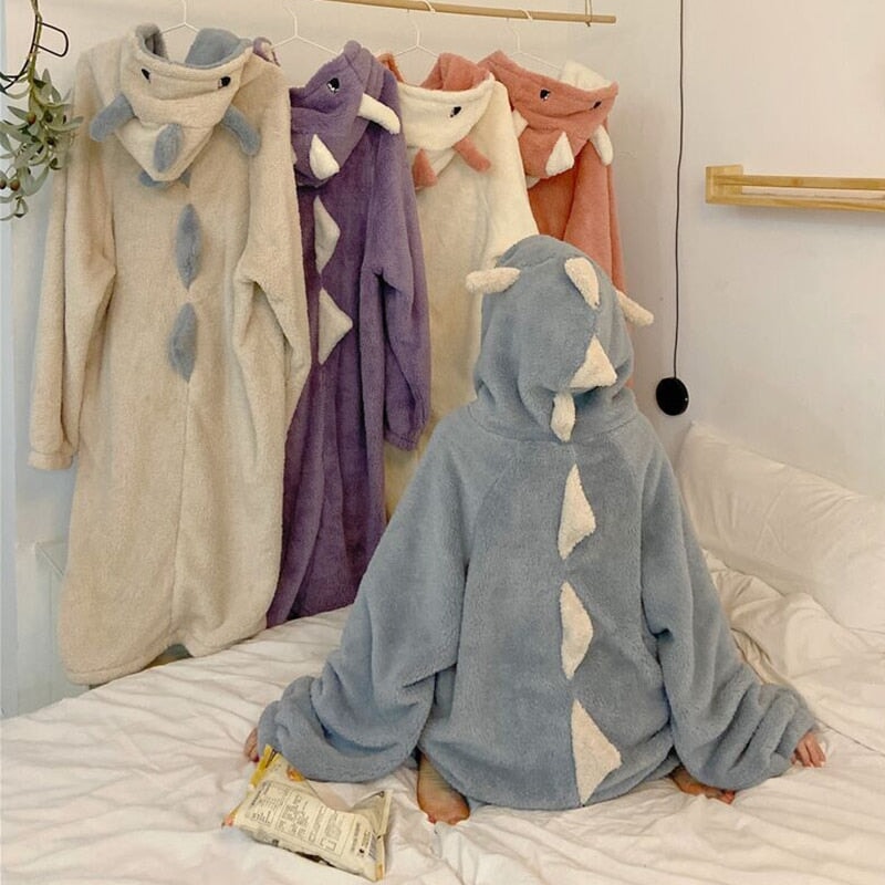 Adorable Pastel Dragon Plush Hoodie Blanket for Cozy Comfort