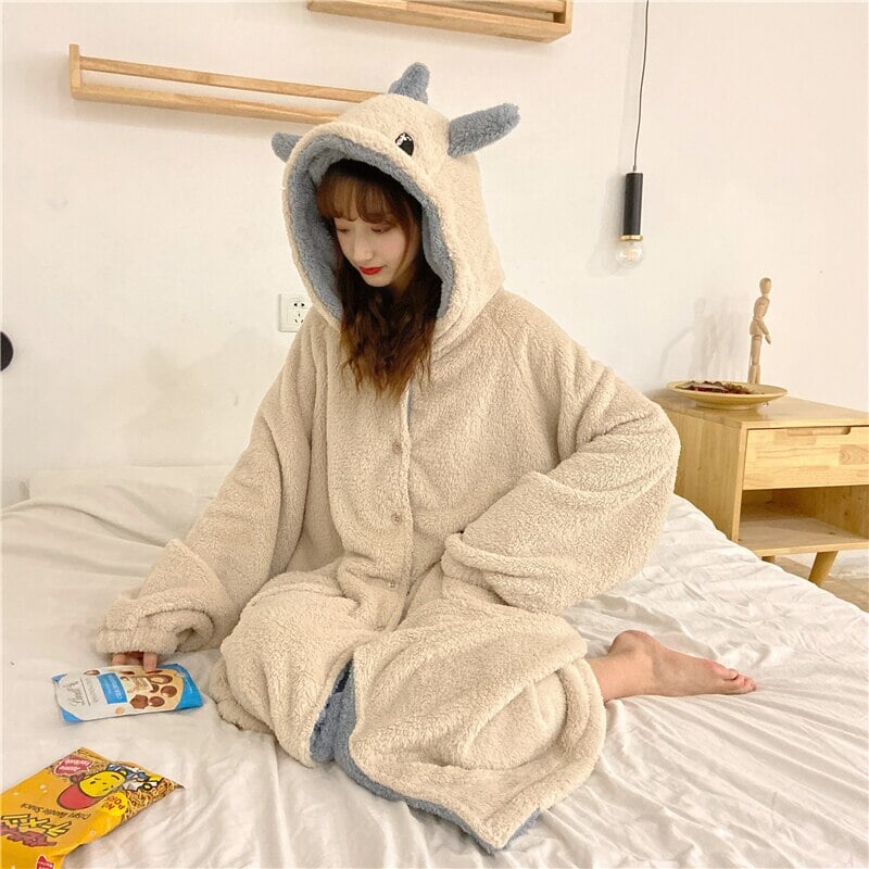 Adorable Pastel Dragon Plush Hoodie Blanket for Cozy Comfort