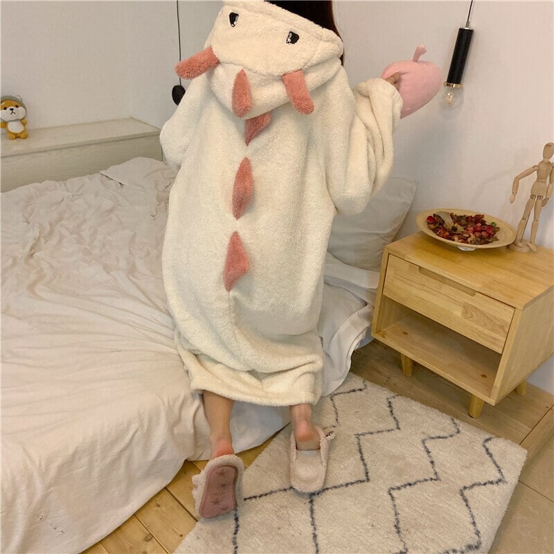 Adorable Pastel Dragon Plush Hoodie Blanket for Cozy Comfort