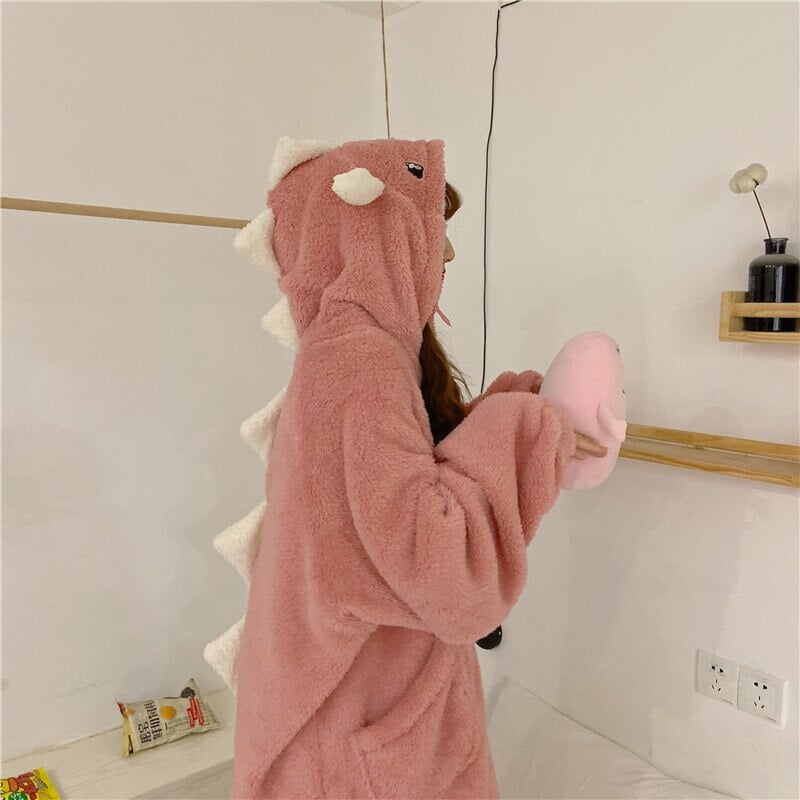 Adorable Pastel Dragon Plush Hoodie Blanket for Cozy Comfort