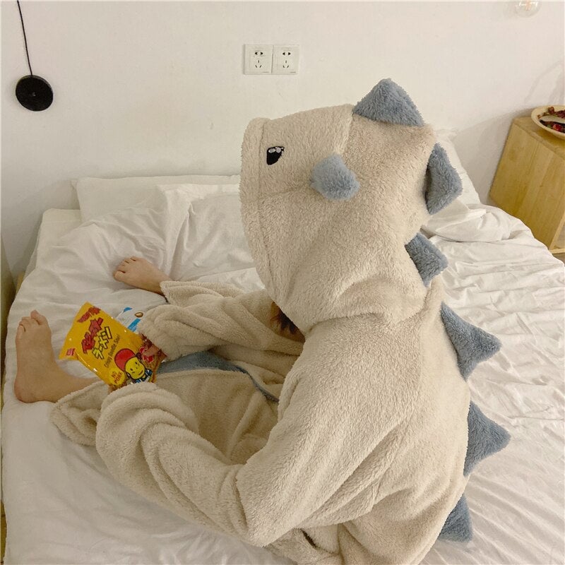 Adorable Pastel Dragon Plush Hoodie Blanket for Cozy Comfort
