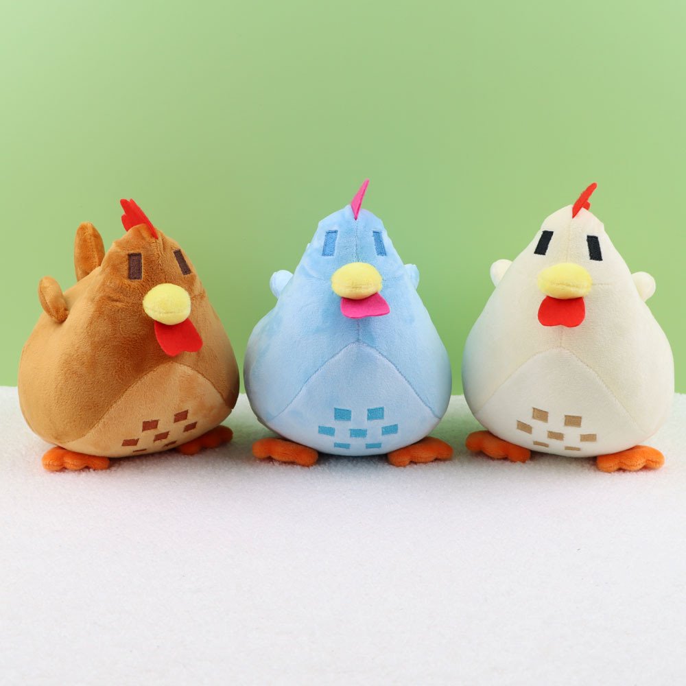 Adorably Cute Stardew Valley Chicken Plush Toy