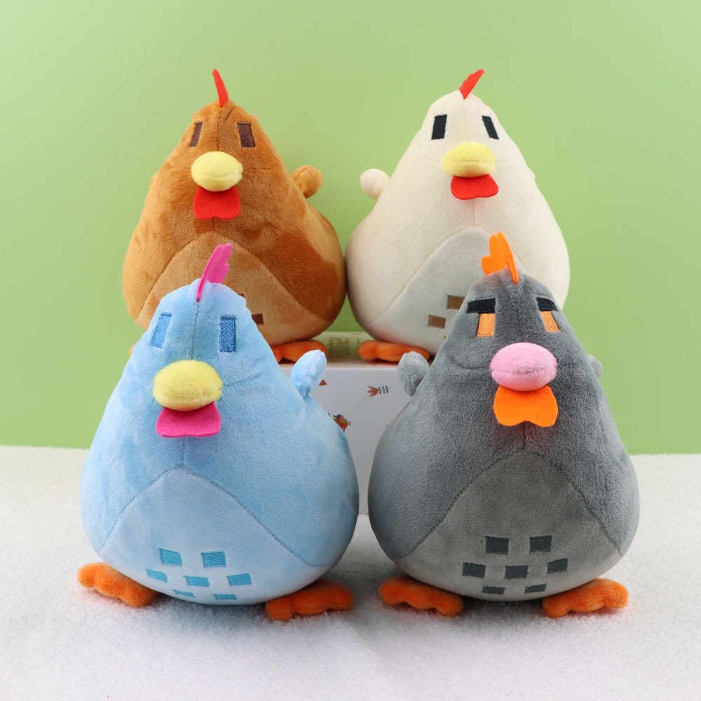 Adorably Cute Stardew Valley Chicken Plush Toy