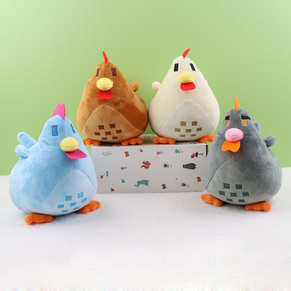 Adorably Cute Stardew Valley Chicken Plush Toy