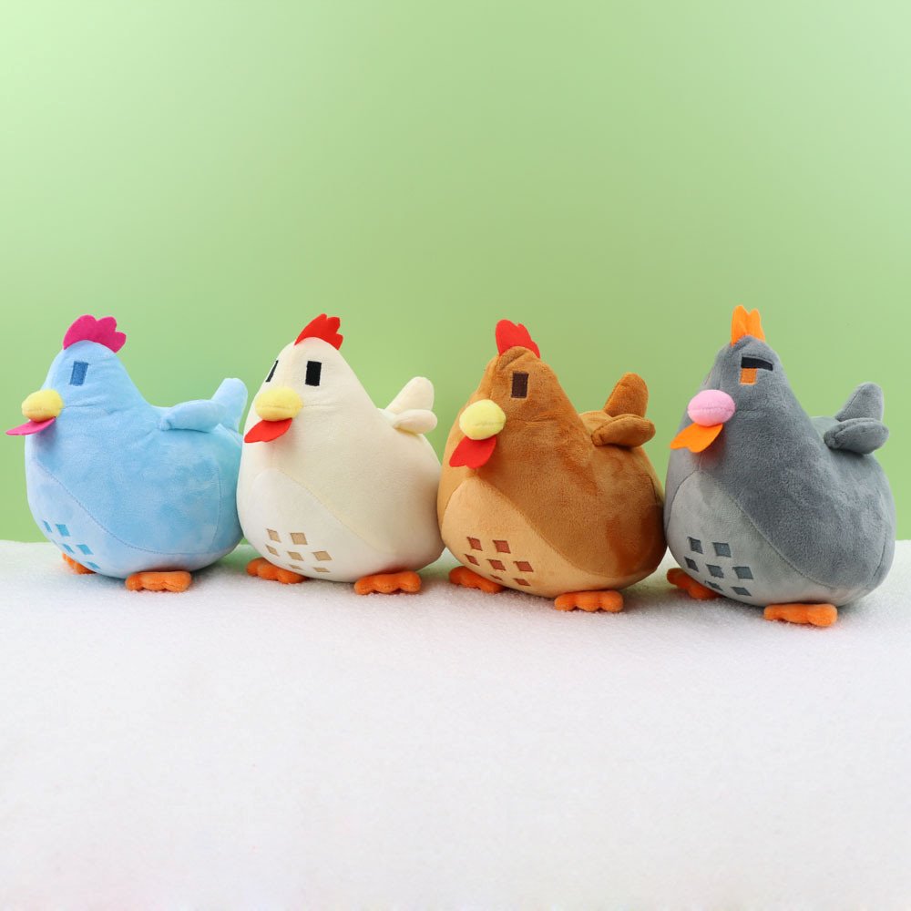 Adorably Cute Stardew Valley Chicken Plush Toy