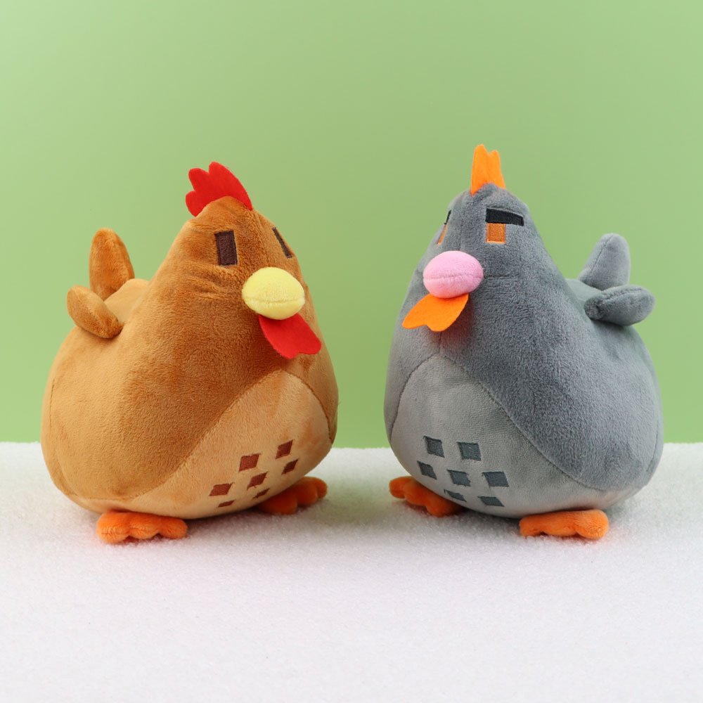 Adorably Cute Stardew Valley Chicken Plush Toy