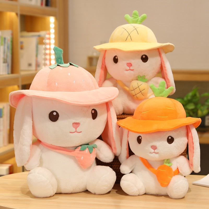 Adorable Kawaii White Bunny Plushie Family for Your Adventures!