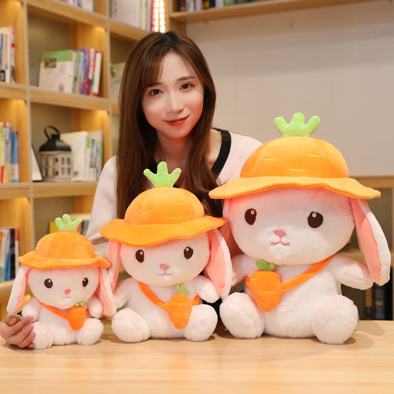 Adorable Kawaii White Bunny Plushie Family for Your Adventures!