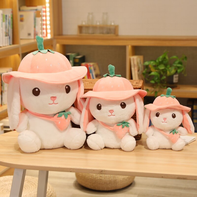 Adorable Kawaii White Bunny Plushie Family for Your Adventures!