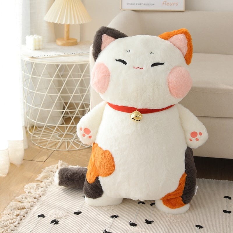 Charming Kelly the Lucky Fortune Cat Plush Toy