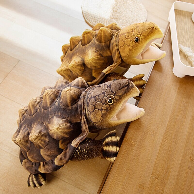 Giant Realistic Snapping Turtle Plush Toy