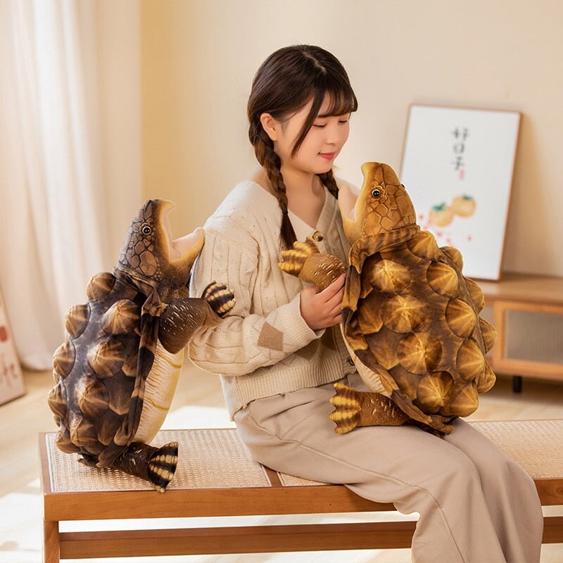 Giant Realistic Snapping Turtle Plush Toy