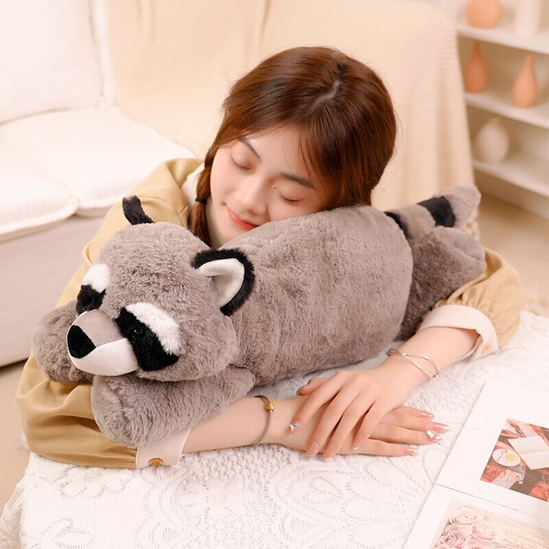 Cuddle Buddies: Sloth, Fox, Raccoon, and Crocodile Plush Toy Set