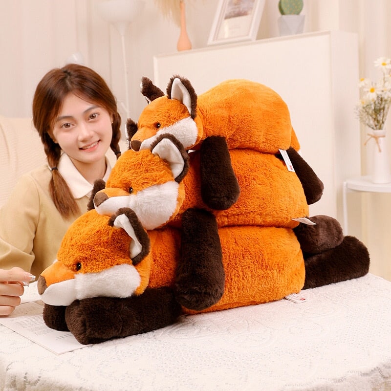 Cuddle Buddies: Sloth, Fox, Raccoon, and Crocodile Plush Toy Set