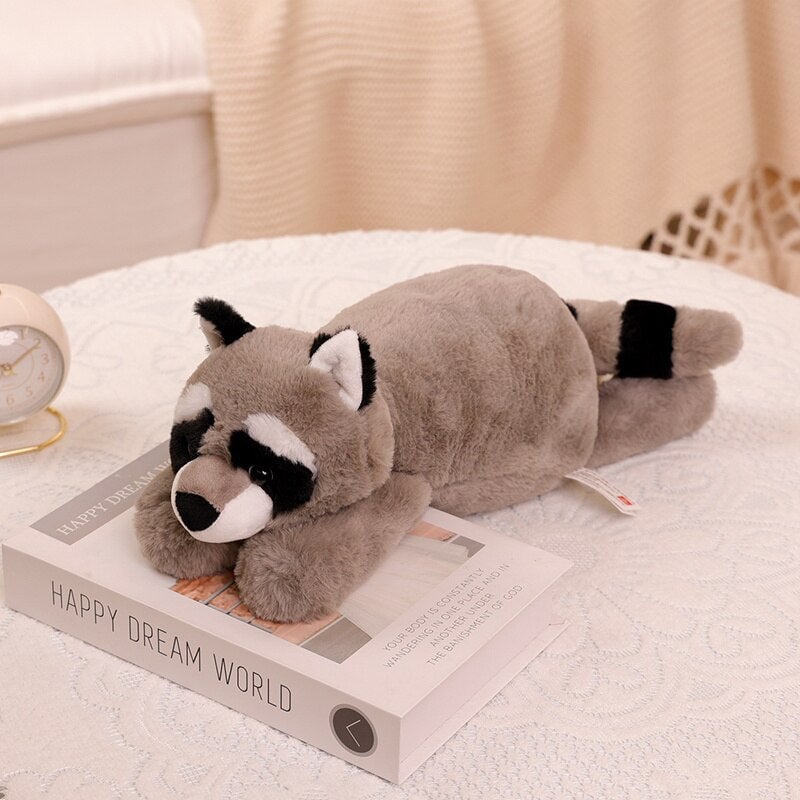 Cuddle Buddies: Sloth, Fox, Raccoon, and Crocodile Plush Toy Set