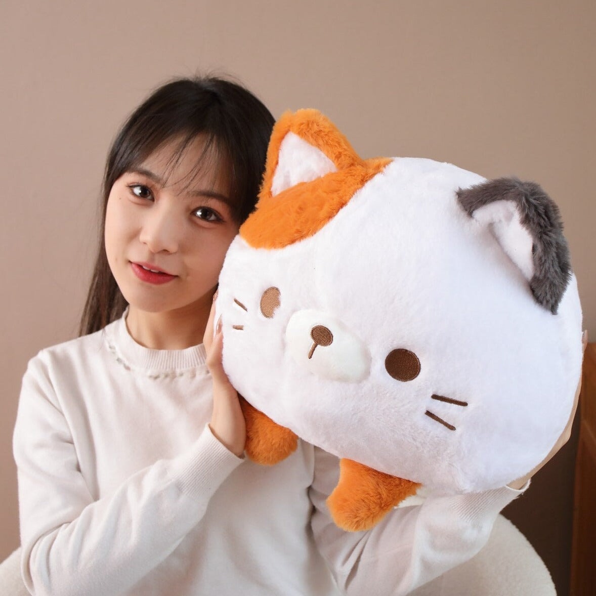 Adorable Trio of Leo, Binx, and Lola Plush Fluffy Cats