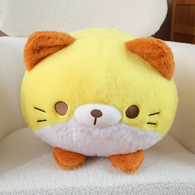 Adorable Trio of Leo, Binx, and Lola Plush Fluffy Cats