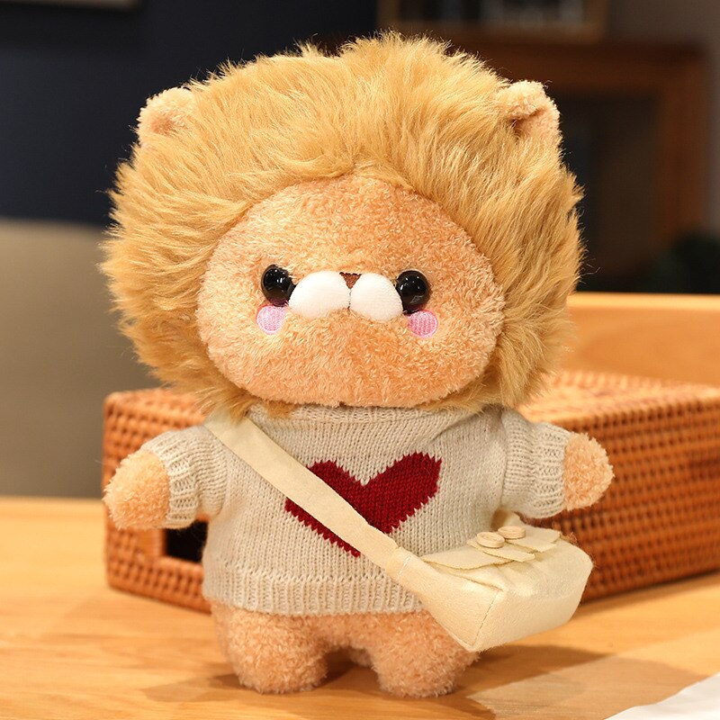 Cuddly Leo the Little Lion Mascot Plushie Collection