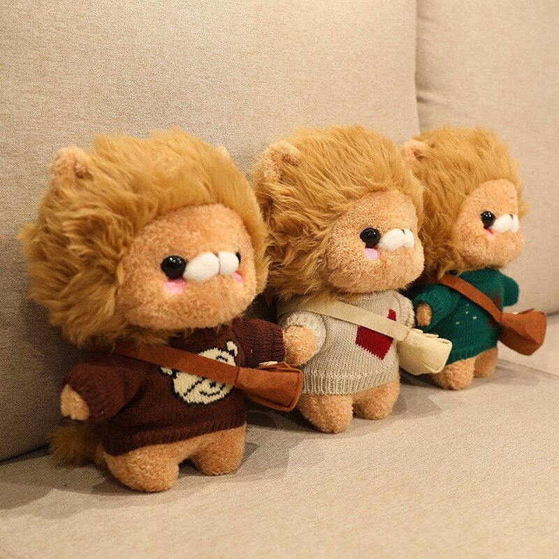 Cuddly Leo the Little Lion Mascot Plushie Collection