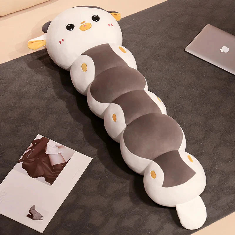 Adorable Long Caterpillar Cat, Koala, and Elephant Plush Toy Collection