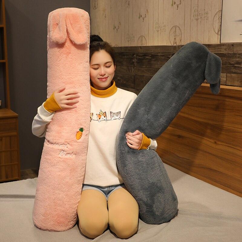 Cozy Long Fluffy Animal Body Pillow Plushies for Ultimate Comfort