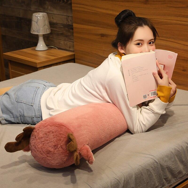 Cozy Long Fluffy Animal Body Pillow Plushies for Ultimate Comfort