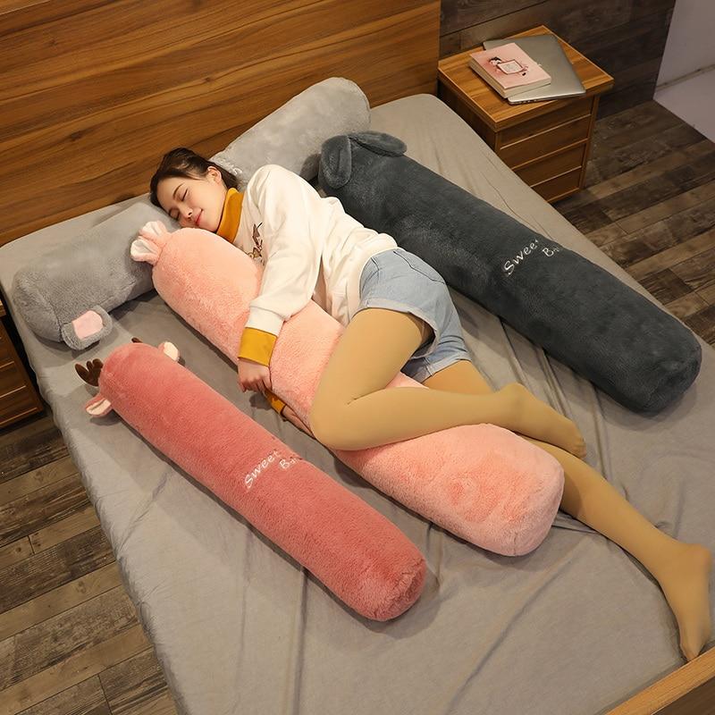 Cozy Long Fluffy Animal Body Pillow Plushies for Ultimate Comfort