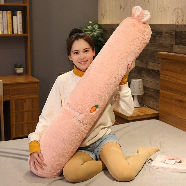 Cozy Long Fluffy Animal Body Pillow Plushies for Ultimate Comfort