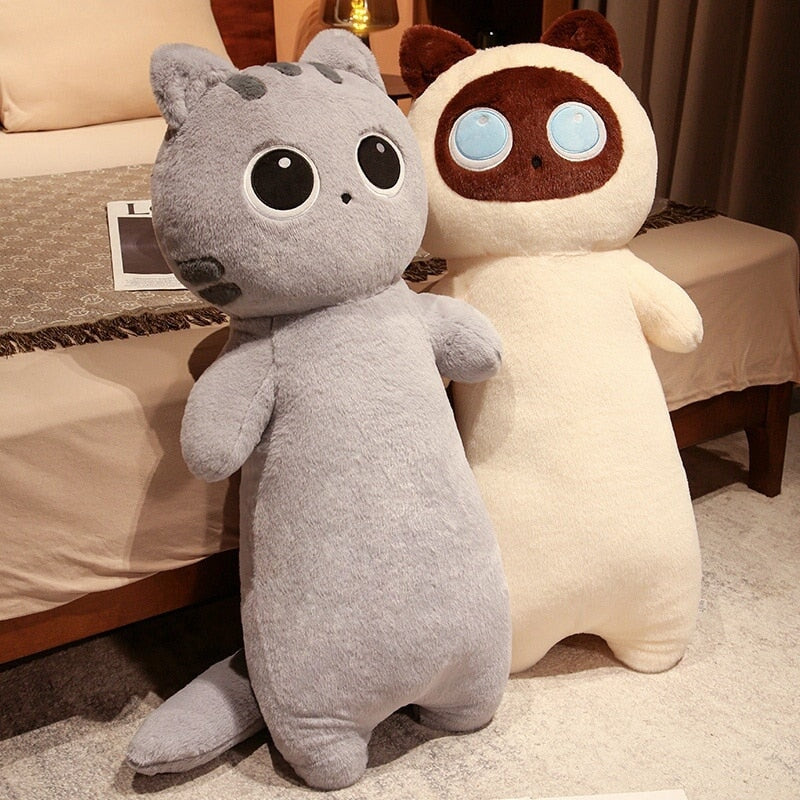 Luxuriously Soft Extra-Large Fluffy Cat Family Plush Toys