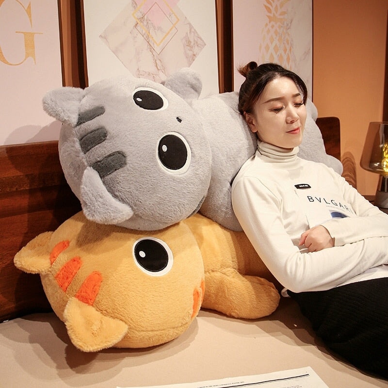 Luxuriously Soft Extra-Large Fluffy Cat Family Plush Toys