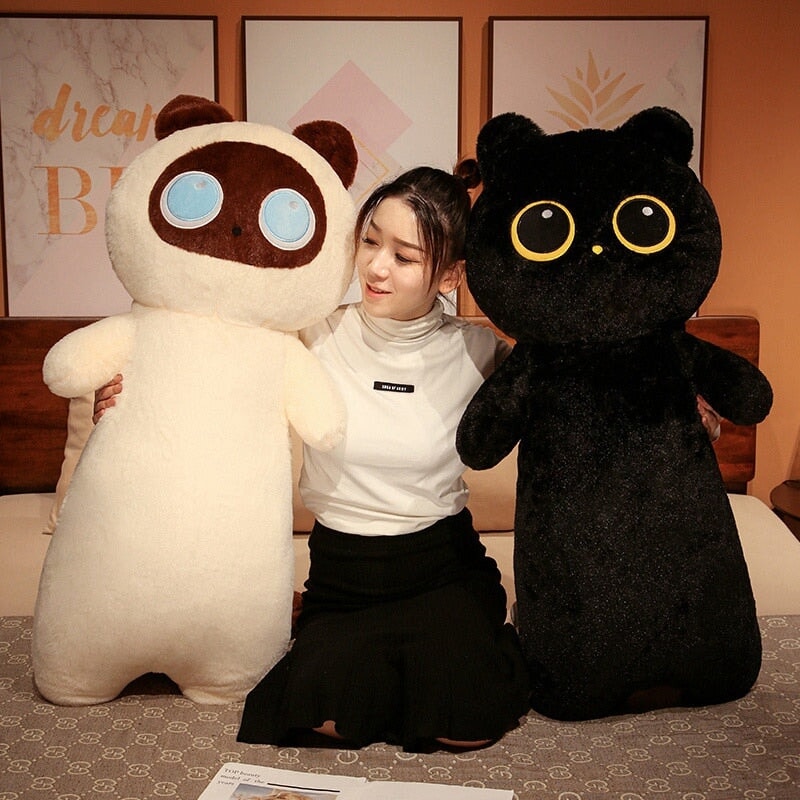 Luxuriously Soft Extra-Large Fluffy Cat Family Plush Toys