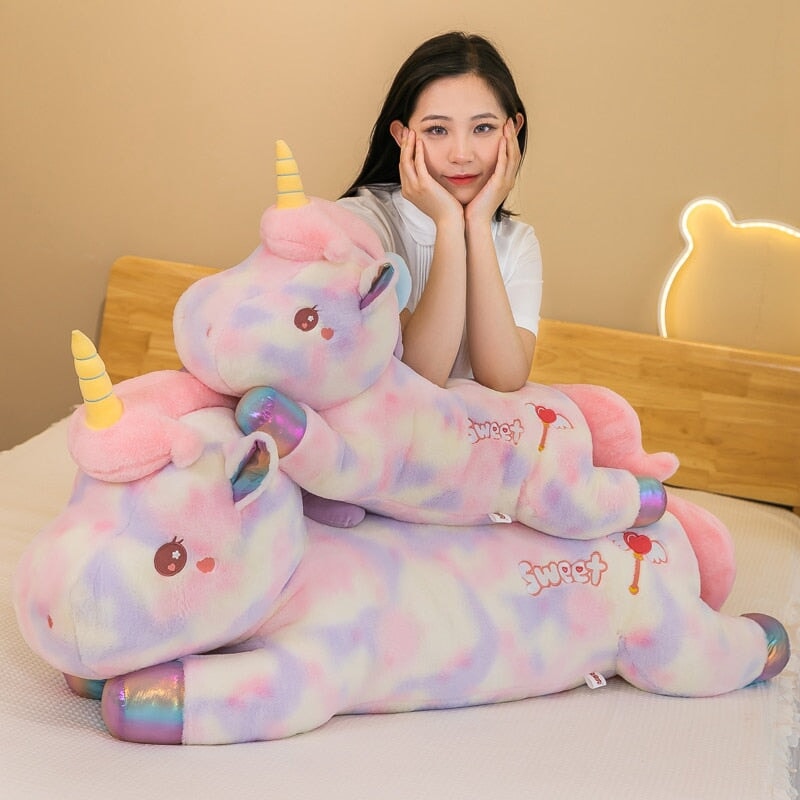 Adorable Extra-Long Galaxy Unicorn Plush Toys