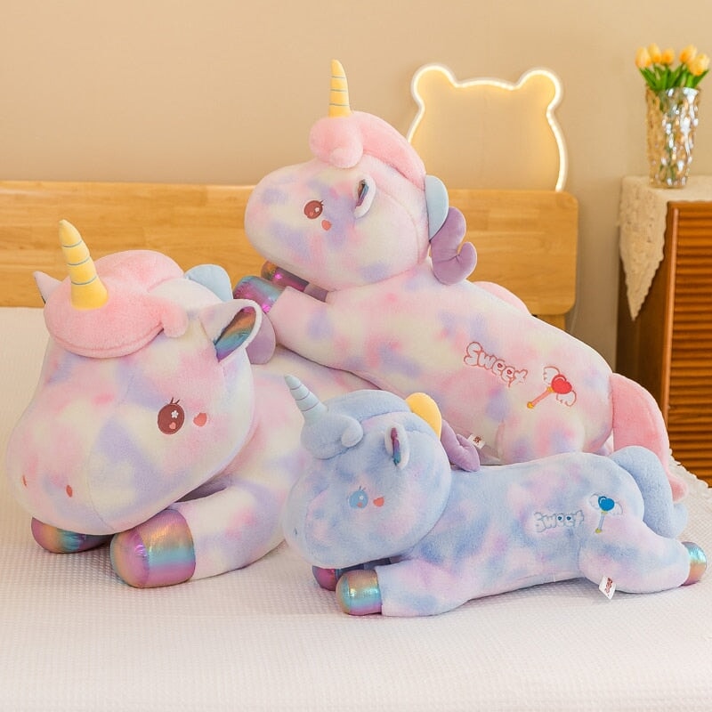 Adorable Extra-Long Galaxy Unicorn Plush Toys