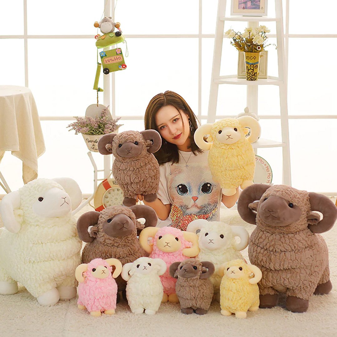 Exclusive Long Horn Ram Plushie - Get Yours Before They're Gone!