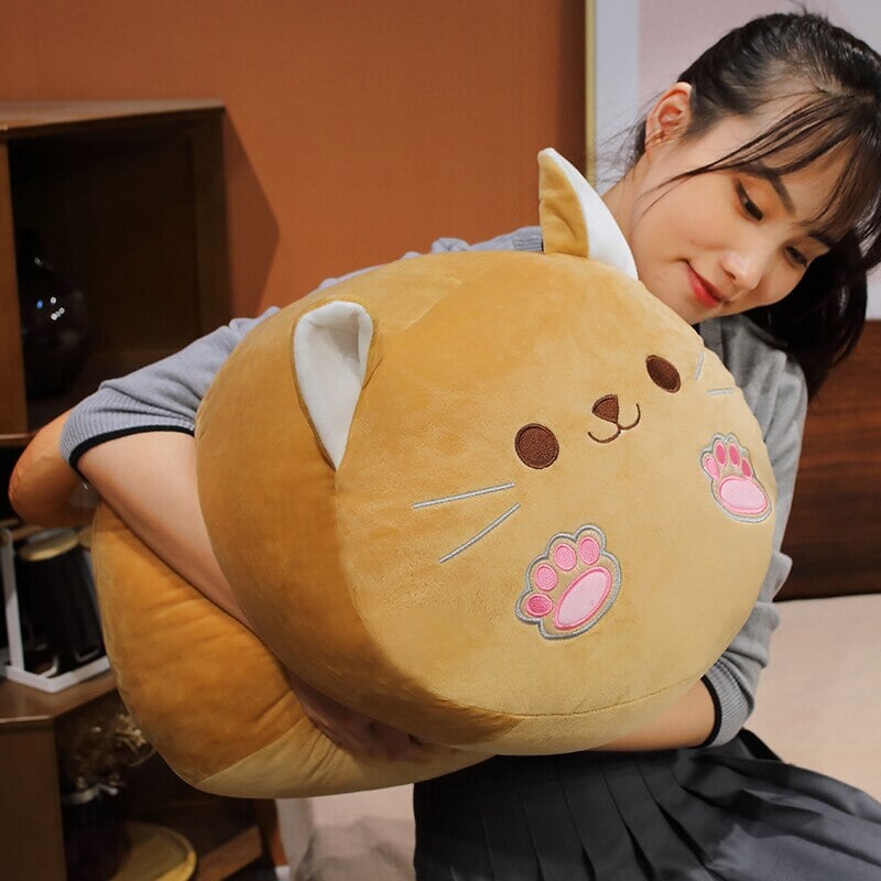 Adorable Long Kawaii Shiba Inu Plush Pillow
