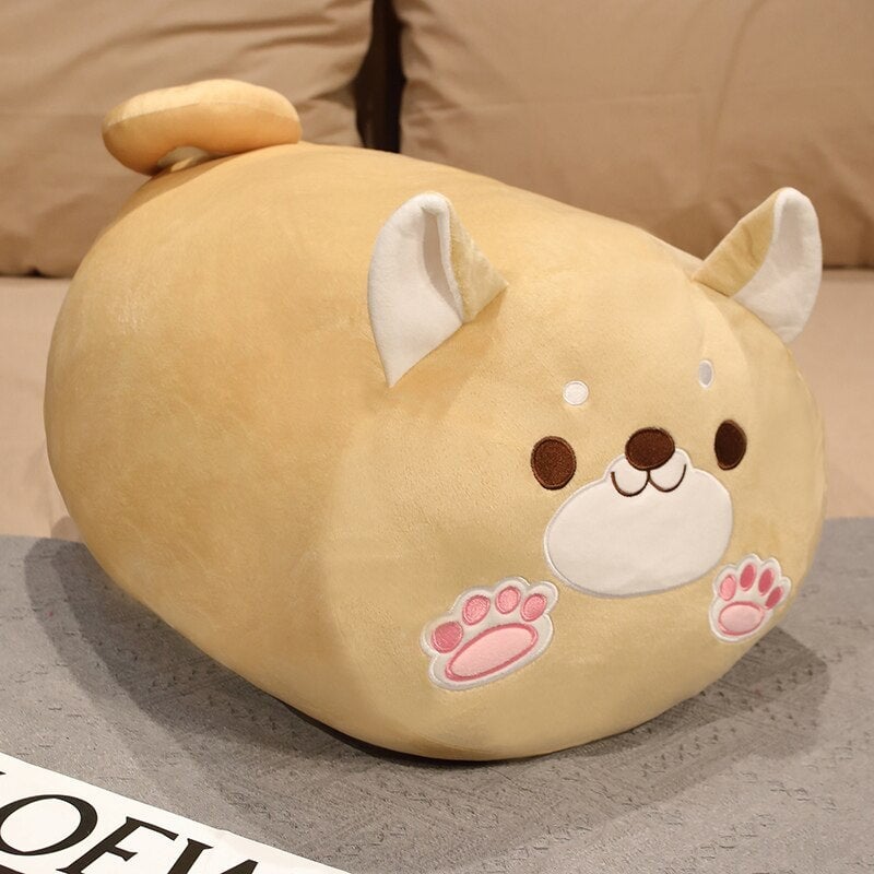 Adorable Long Kawaii Shiba Inu Plush Pillow
