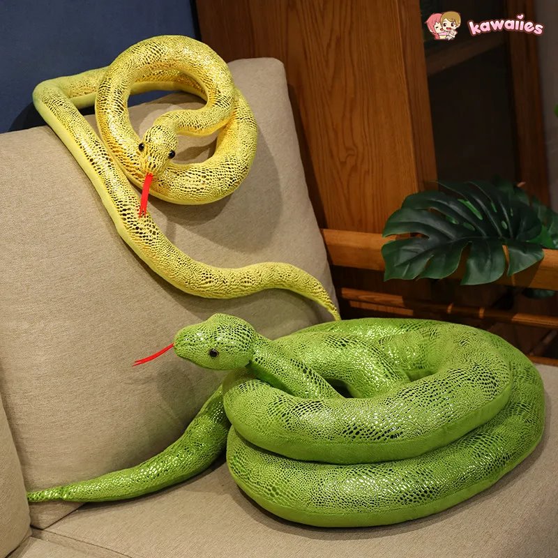 Glistening Long Snake Plush Toys