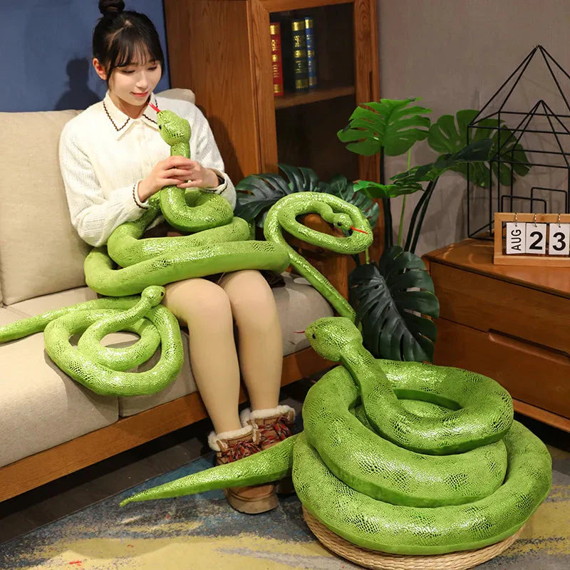 Glistening Long Snake Plush Toys