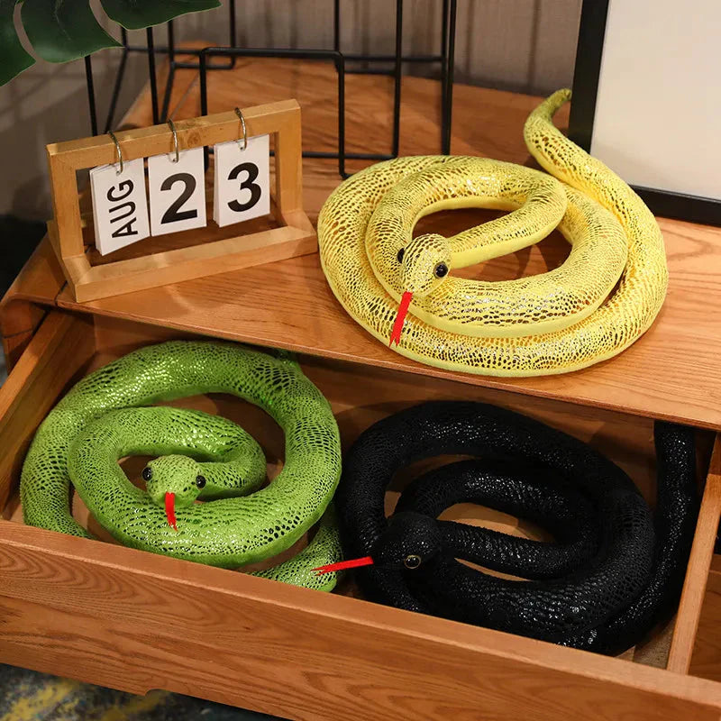 Glistening Long Snake Plush Toys