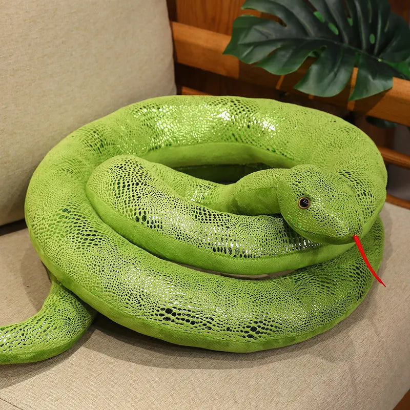 Glistening Long Snake Plush Toys