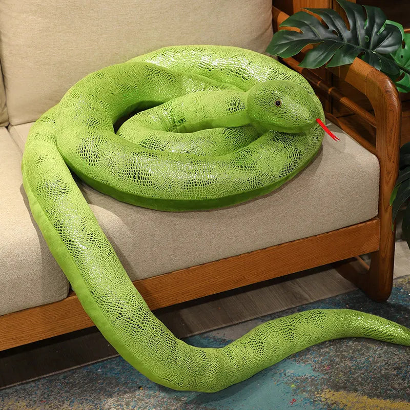 Glistening Long Snake Plush Toys