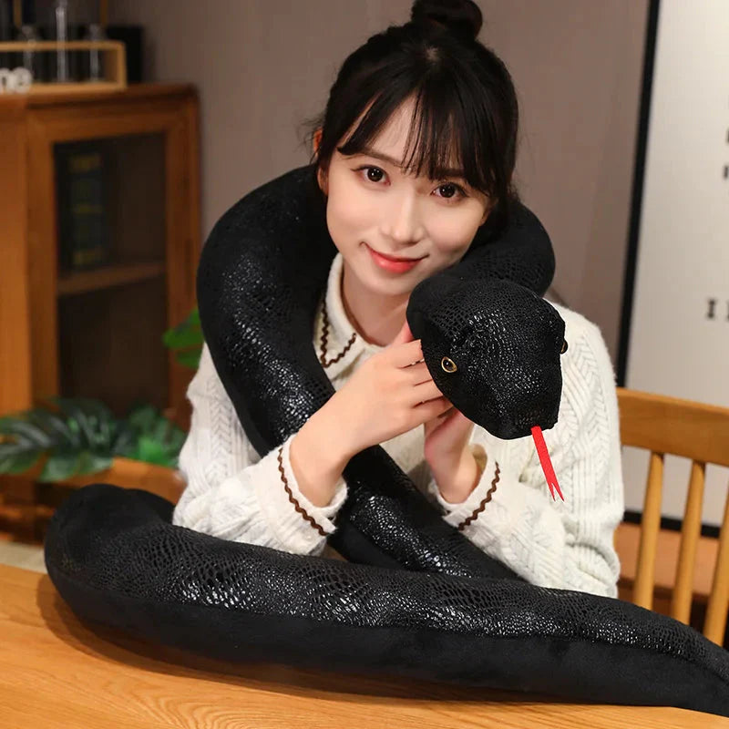 Glistening Long Snake Plush Toys