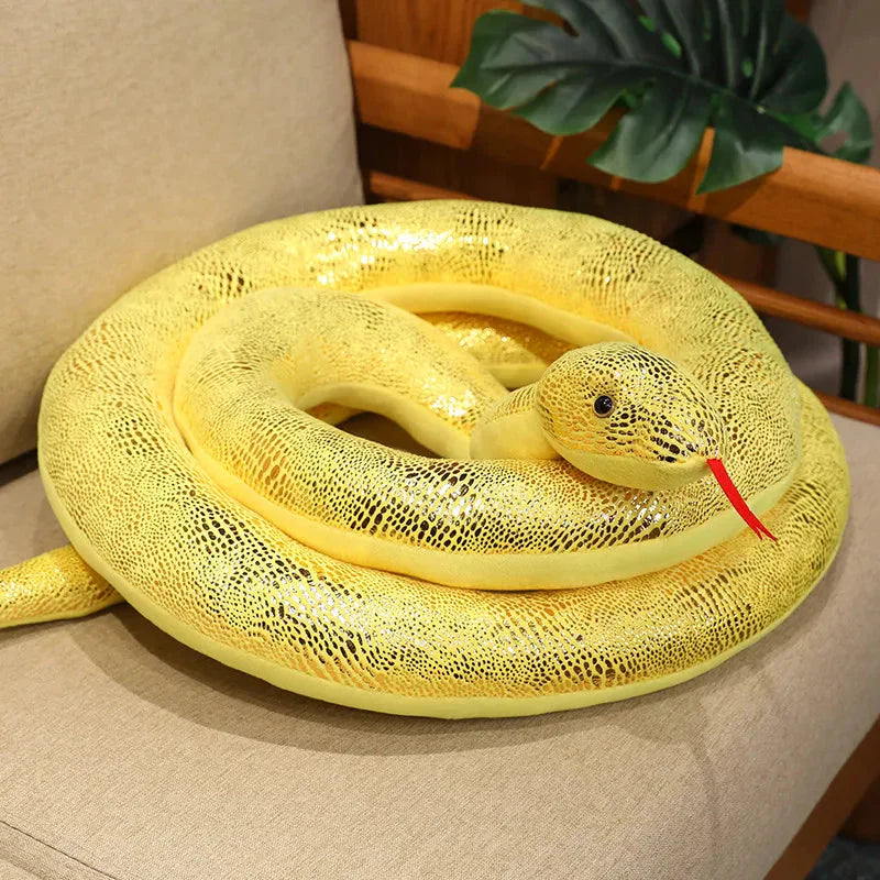 Glistening Long Snake Plush Toys
