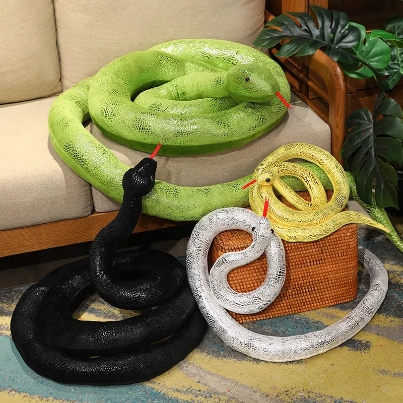 Glistening Long Snake Plush Toys