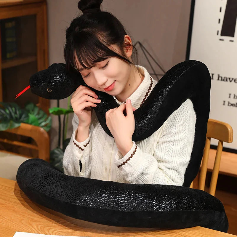 Glistening Long Snake Plush Toys