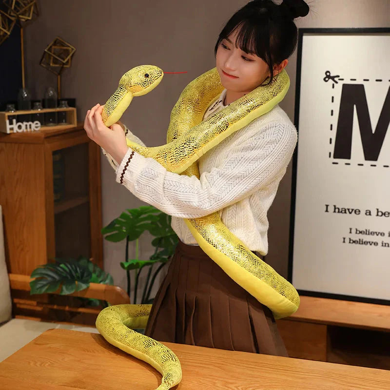 Glistening Long Snake Plush Toys