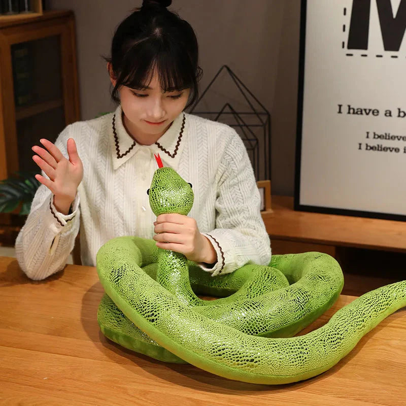 Glistening Long Snake Plush Toys
