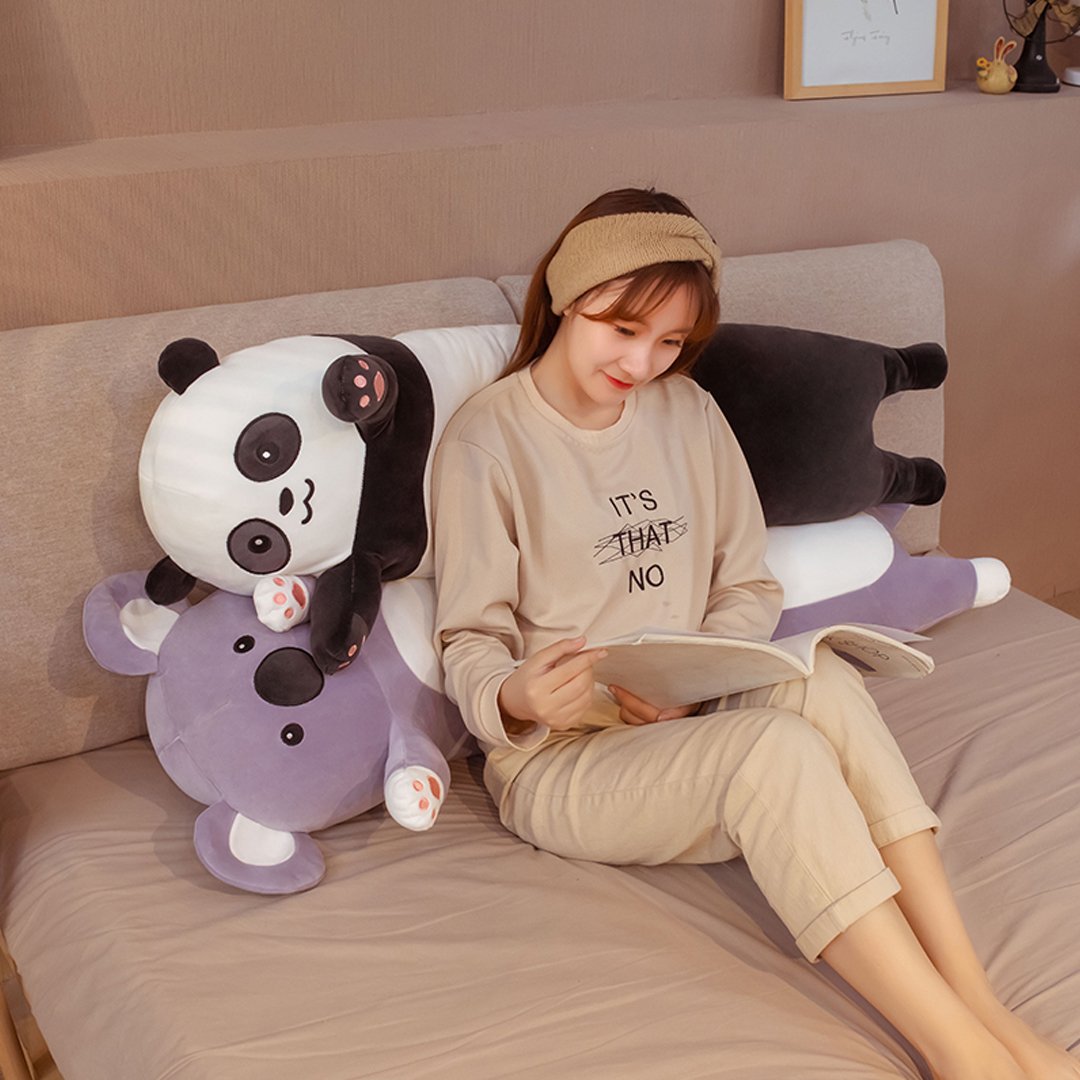 Cuddle Up with Our Adorable Long Snuggle Buddies Plushie Collection!
