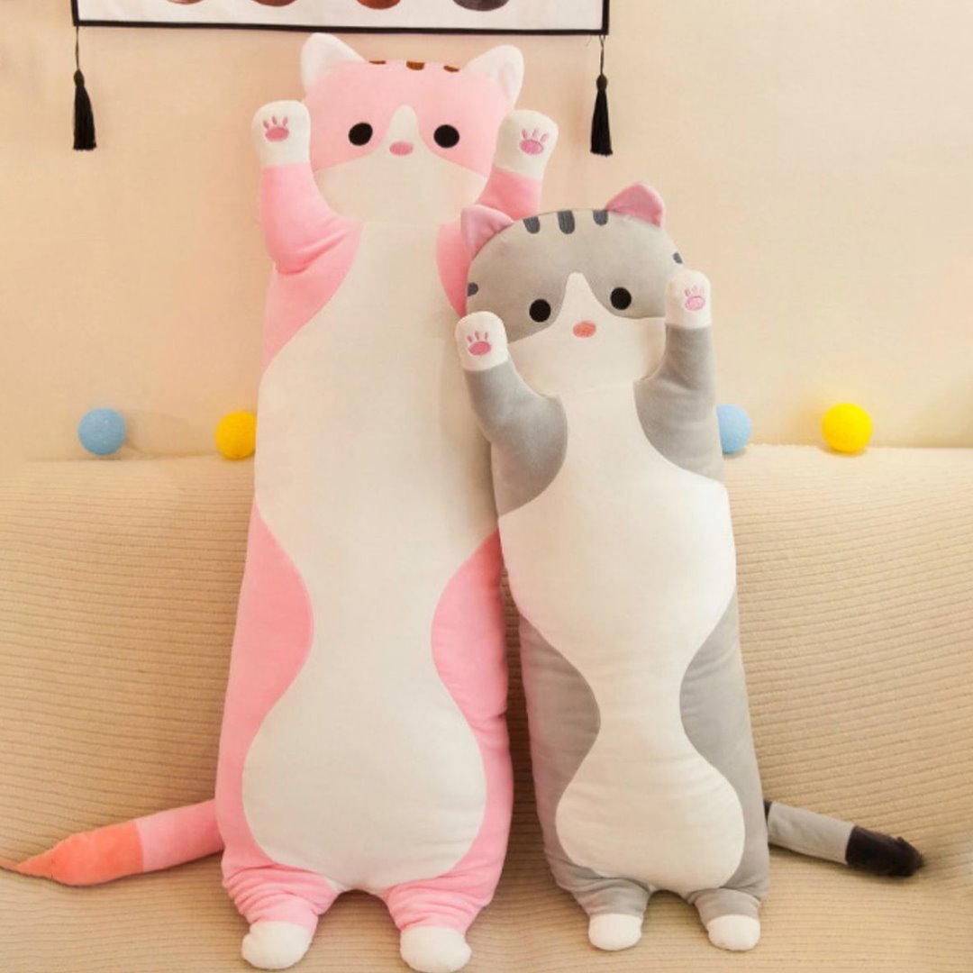 Cuddle Up with Our Adorable Long Snuggle Buddies Plushie Collection!